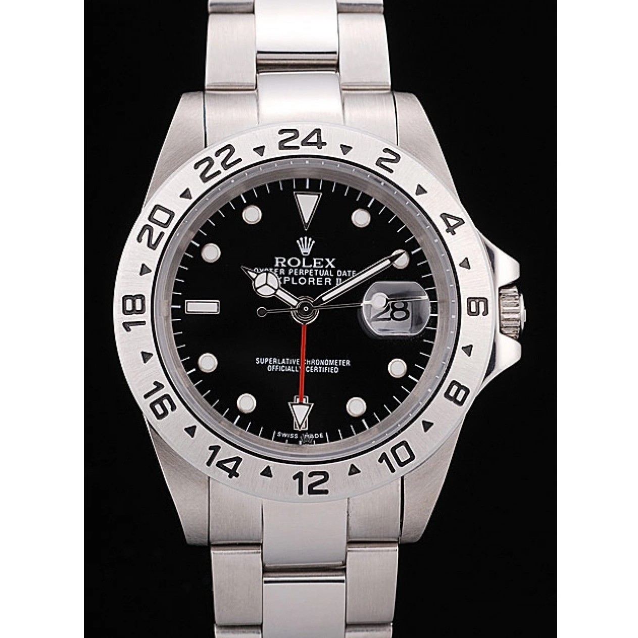 AAA Replica Watches Black Explorer Bezel Stainless Rolex Steel Dial 0516